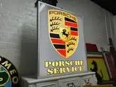DT: Illuminated Reproduction Porsche Service Sign