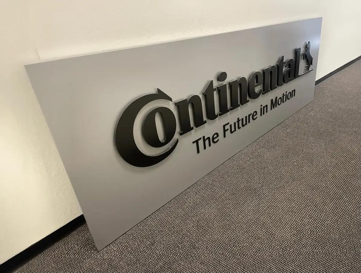Large Continental Tire Sign