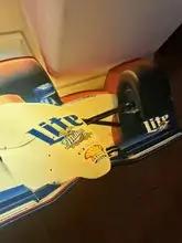 Illuminated Miller Lite IndyCar Sign
