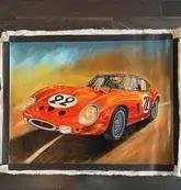No Reserve Original Ferrari 250 GTO Painting by M. Massimo