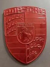  Porcelain Porsche Crest