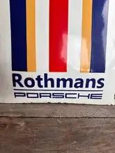 No Reserve Porsche Rothmans Porcelain Style Sign