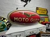 DT: Illuminated Double-Sided Moto Guzzi Motorcycle Sign