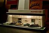  Illuminated 1:43 Scale Porsche Dealership Diorama
