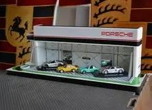 DT: Illuminated 1:43 Scale Porsche Dealership Diorama
