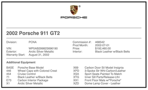 15K-Mile 2002 Porsche 996 GT2