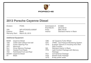  2013 Porsche Cayenne Diesel
