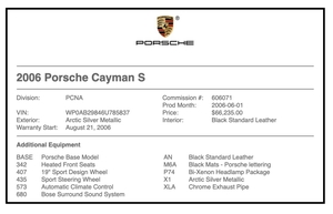  12K-Mile 2006 Porsche 987 Cayman S 6-Speed