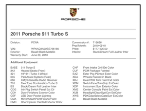 9K-Mile 2011 Porsche 997.2 Turbo S