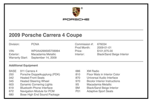 2009 Porsche 997.2 Carrera 4 Macadamia Metallic
