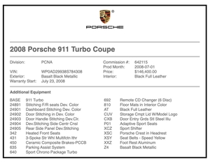 1-Owner 2008 Porsche 997 Turbo 6-speed