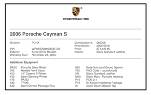 2006 Porsche 987 Cayman S Track Car