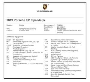 14-Mile 2019 Porsche 991 Speedster