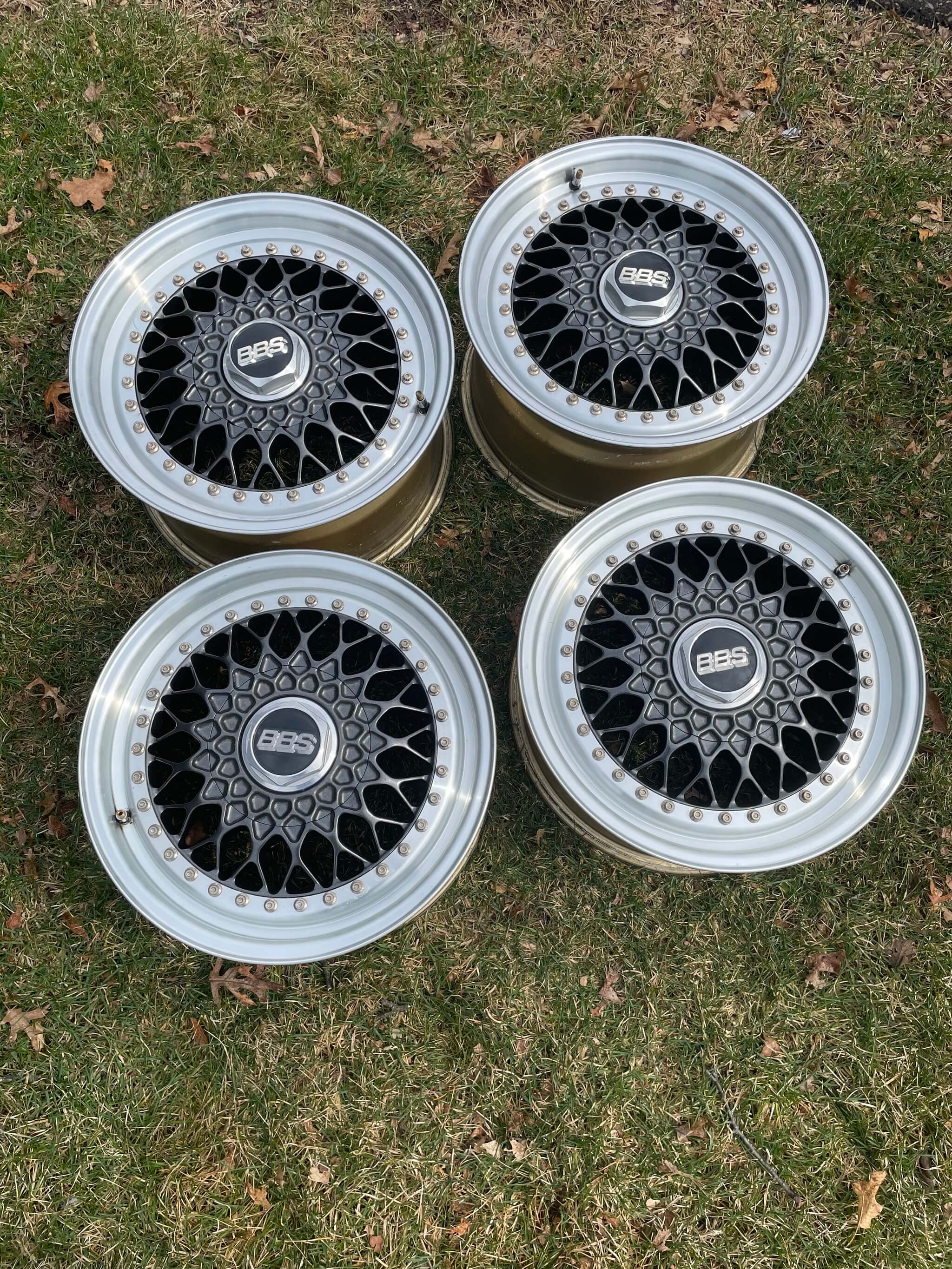 16" BBS RS 3-piece Wheels
