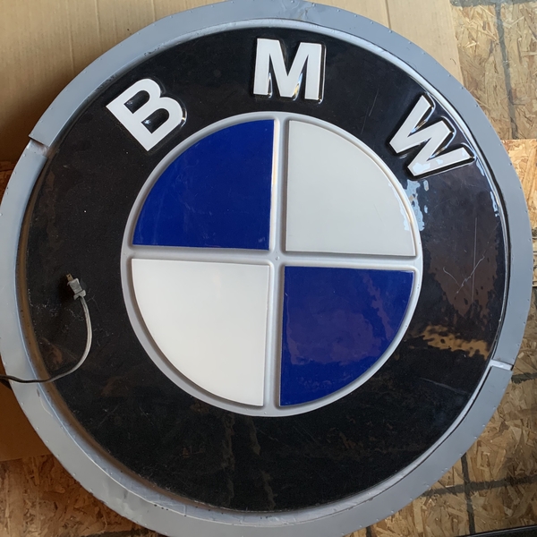 Illuminated BMW Dealership Sign