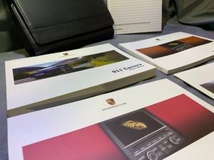 991.1 Carrera/Carrera S Owner's Manual, PCM Book, And Case