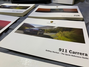 991.1 Carrera/Carrera S Owner's Manual, PCM Book, And Case