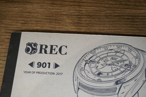  REC 901-02 Mechanical Timepiece /Great Gift