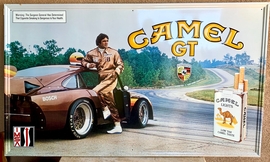Rare IMSA Camel GT Porsche 935 Metal Sign (5' X 3')