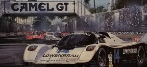 Rare IMSA Camel GT Porsche 935 Metal Sign (5' X 3')
