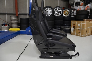 Factory Porsche Leather & Carbon Fiber Bucket Seats