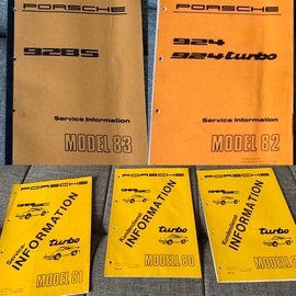 Rare Dealer-Only Porsche Manuals 930/911/928/924