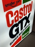 80s Castrol GTX Motor Oil Illuminated Sign (4' x 4')