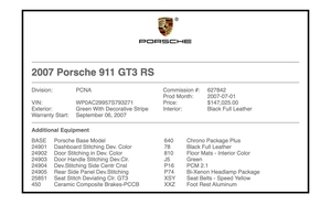  9K-Mile 2007 Porsche 997 GT3 RS