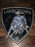Authentic Lamborghini Bull (28" x 23 1/4")