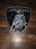 Authentic Lamborghini Bull (28" x 23 1/4")