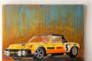 "The Mighty 914/6 GT" Painting by Michael Ledwitz