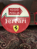  Illuminated Double-sided 1000 Miglia Ferrari Sign (33" 1/4" x 3 1/2")