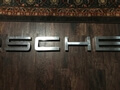 Authentic Aluminum Factory Porsche Dealership Letters