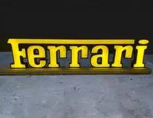 No Reserve Large Illuminated Ferrari Style Sign