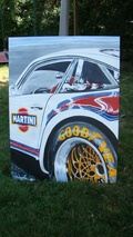 "Martini" Painting by Malcolm Fletcher