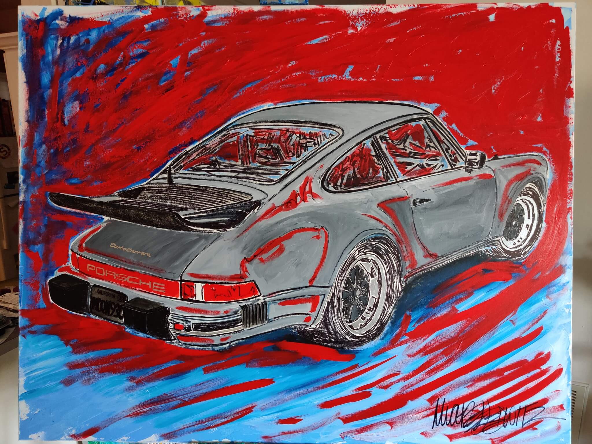 "McQueens 930" Painting by Michael Ledwitz