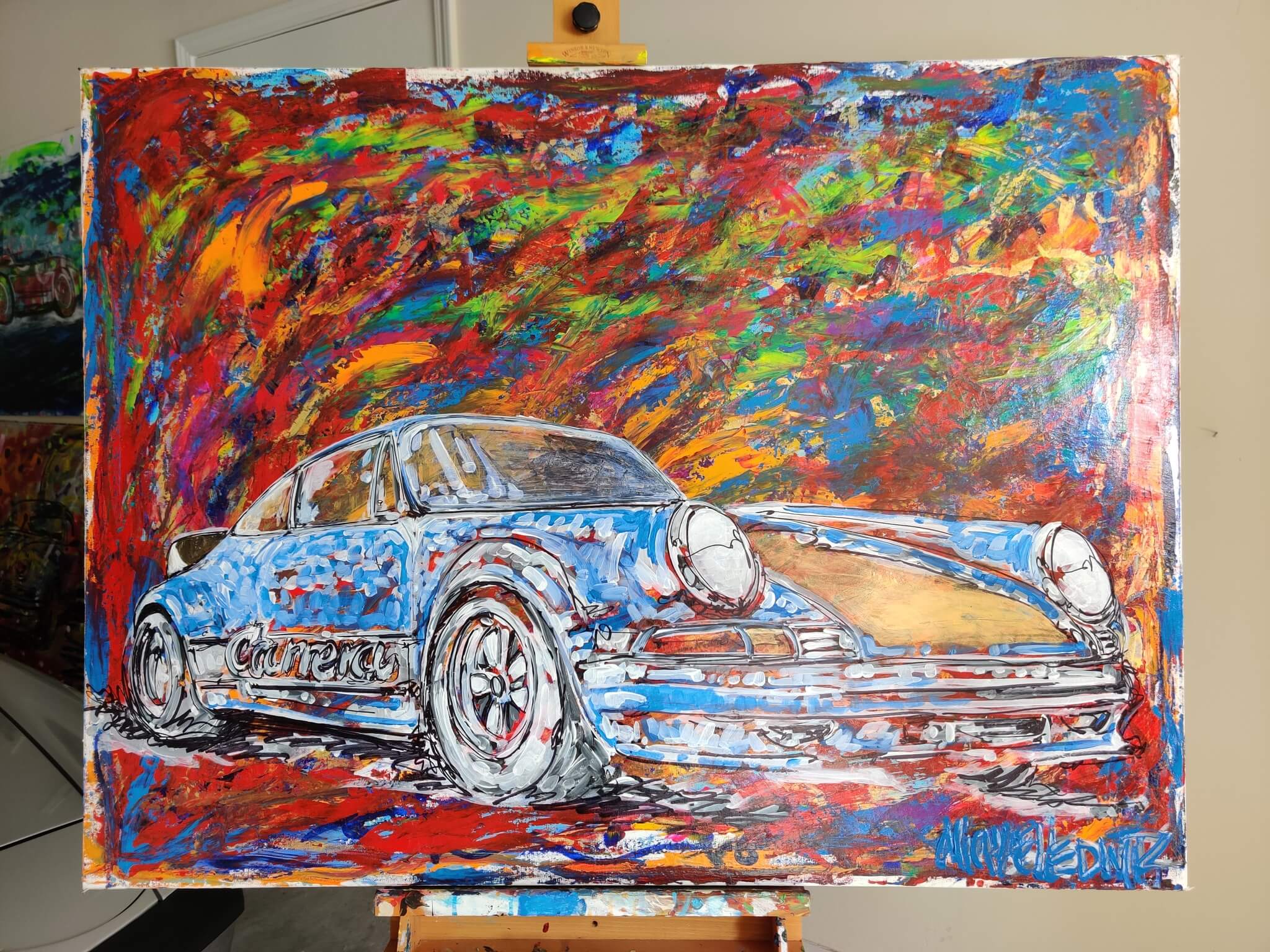 "The One and Only RSR" Painting by Michael Ledwitz