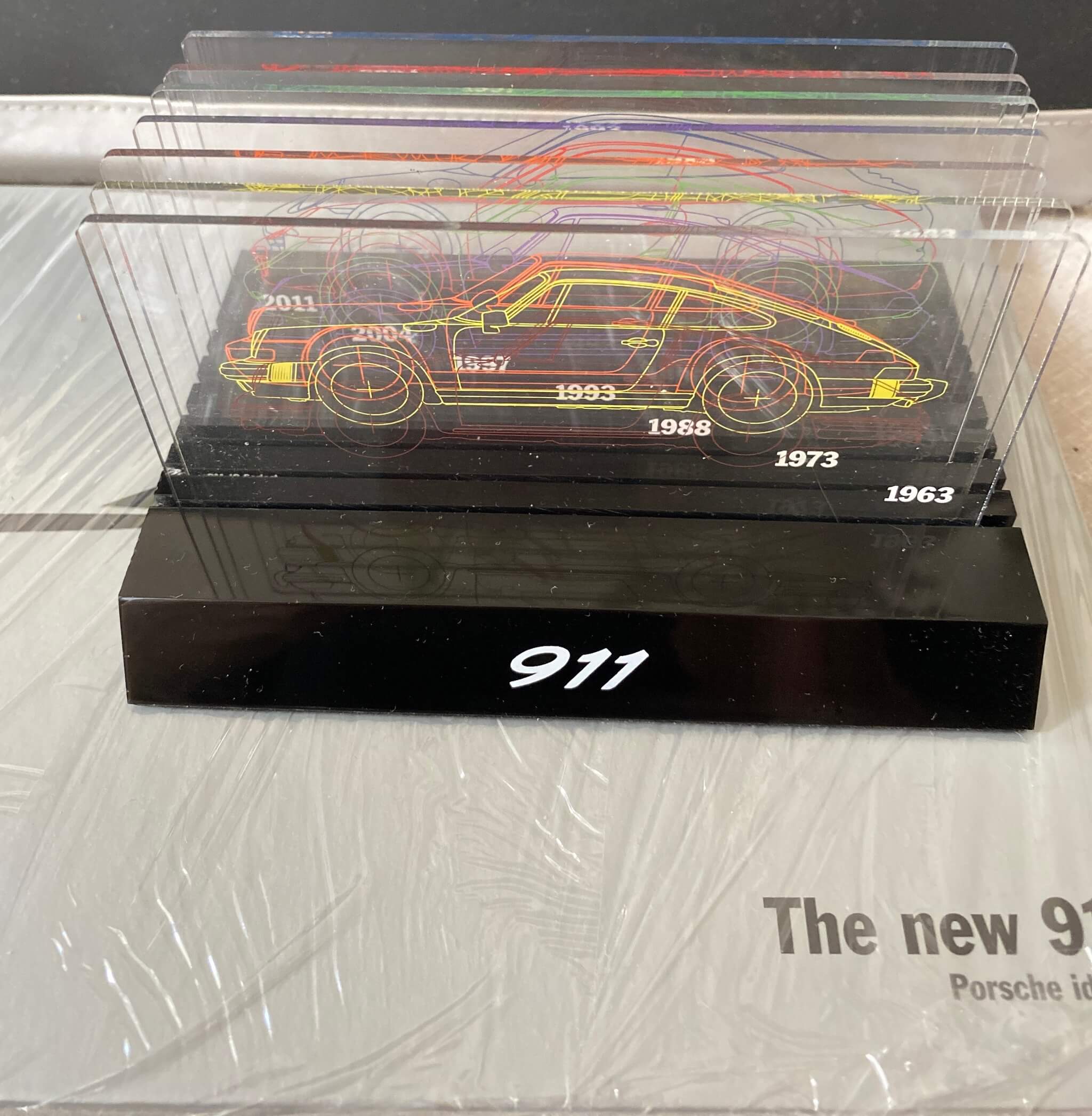Porsche 911 Evolution Desk Display & Book