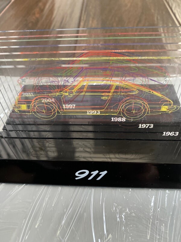 Porsche 911 Evolution Desk Display & Book