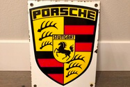 NO RESERVE - Porcelain Porsche Sign (9” x 12”)