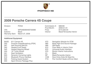 2009 Porsche 997.2 Carrera 4S Coupe