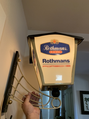  Genuine Porsche Rothmans Racing Lamps