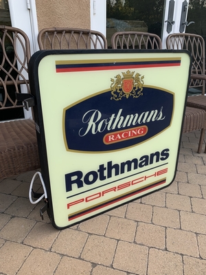 Rothmans Double-sided Illuminated Sign (32” x 32”)