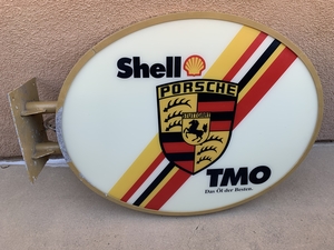 Shell TMO Double-Sided Illuminated Sign