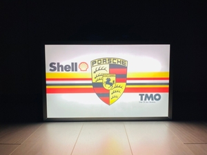 NO RESERVE - Shell TMO Das Öl der Besten Porsche Illuminated Sign (26" X 16")