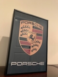 NO RESERVE - Illuminated Porsche Sign (17" x 12 1/2" x 3 1/2")
