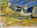 "The One and Only Gullwing" Painting by Michael Ledwitz