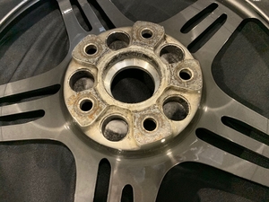 Factory 997.1 Turbo Wheels w/ Black Porsche Center Caps