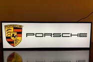NO RESERVE - Illuminated Porsche Sign (22" x 7" x 4")