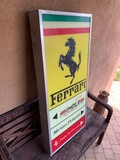 Official Ferrari Illuminated Dealership Sign (48" x 22")